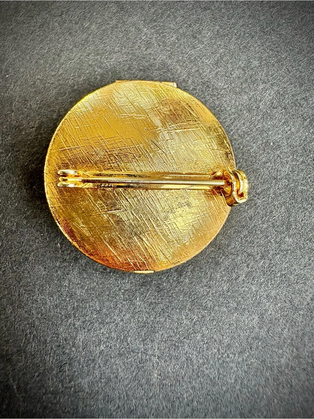 Vintage Art Nouveau Revival “Eternal Question” Locket Brooch